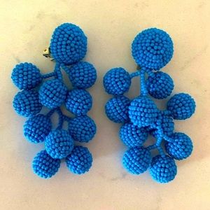 Sachin & Babi blue coconut earrings.